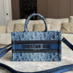 Christian Dior Mini Dior Book Tote Blue